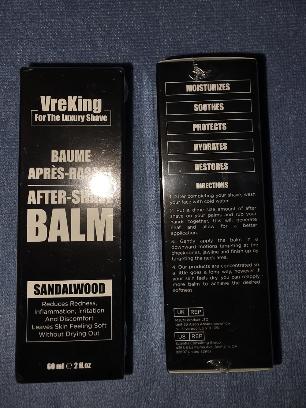 Sandalwood After-Shave Balm for Men 2 Pack